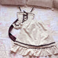 beige renaissance two piece set