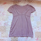 lavender mauve vneck knit