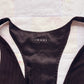 black mini bustier vest