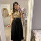 pium gothic maxi skirt