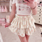 cream roses skirt