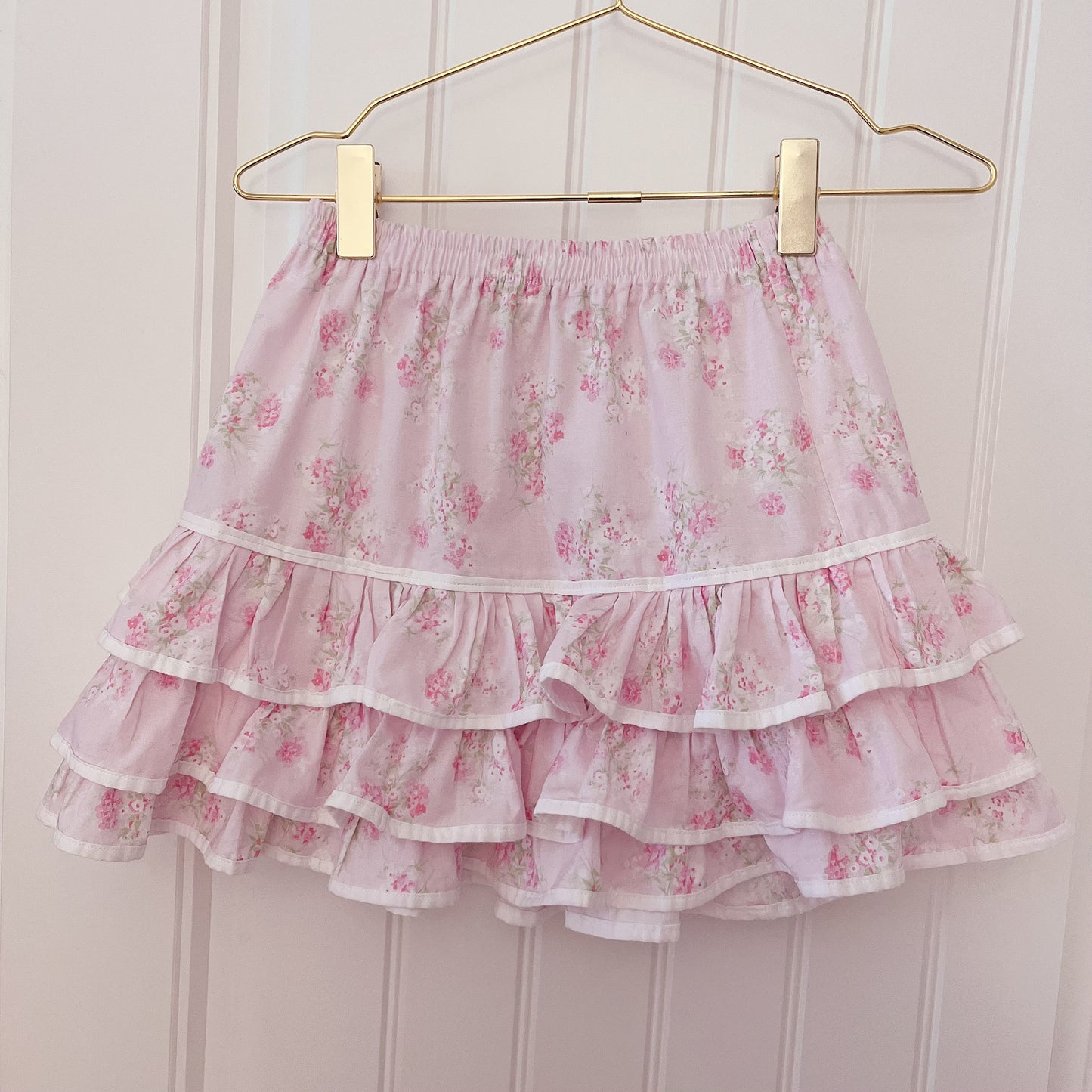 blush roses skirt