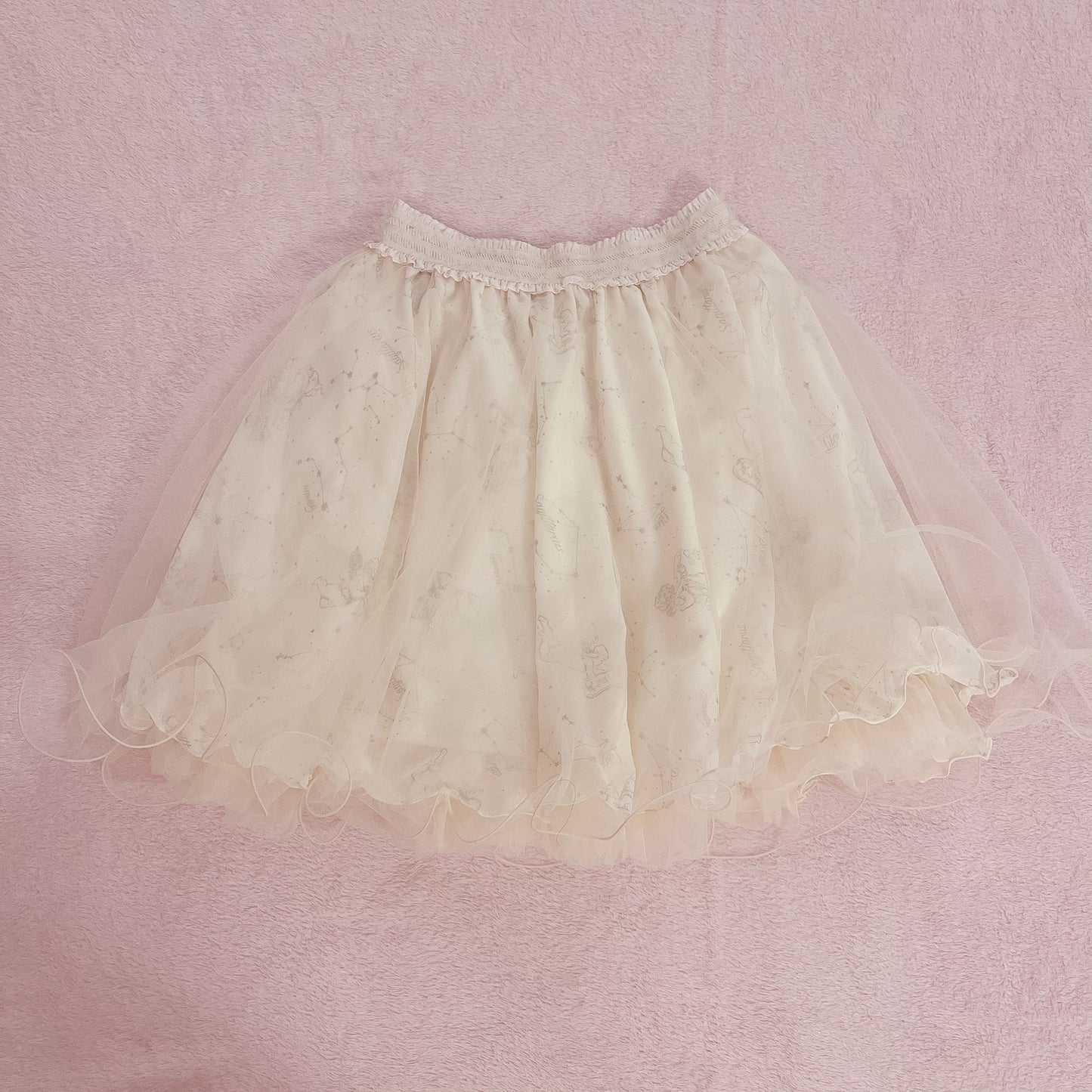 tulle constellations skirt