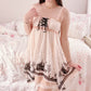 pink chiffon dress