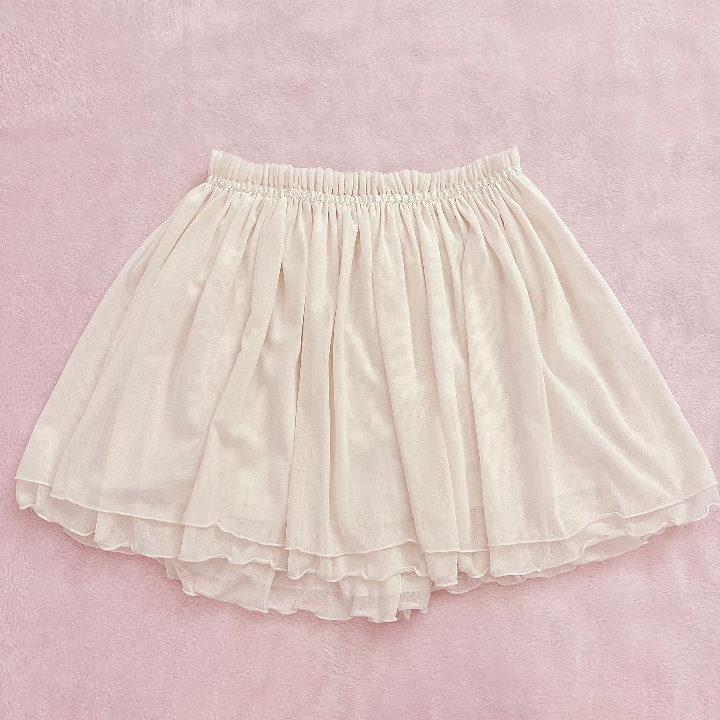 nice claup cream skirt