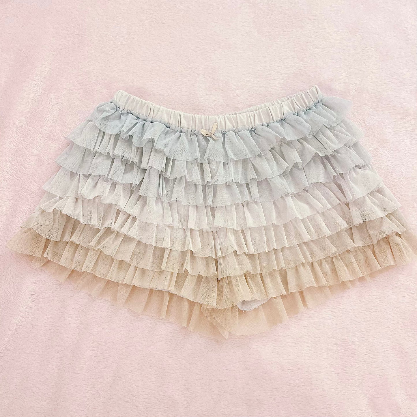 blue ruffle bloomers