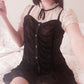 ruched mini baby doll dress