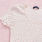 brandy melville white floral set