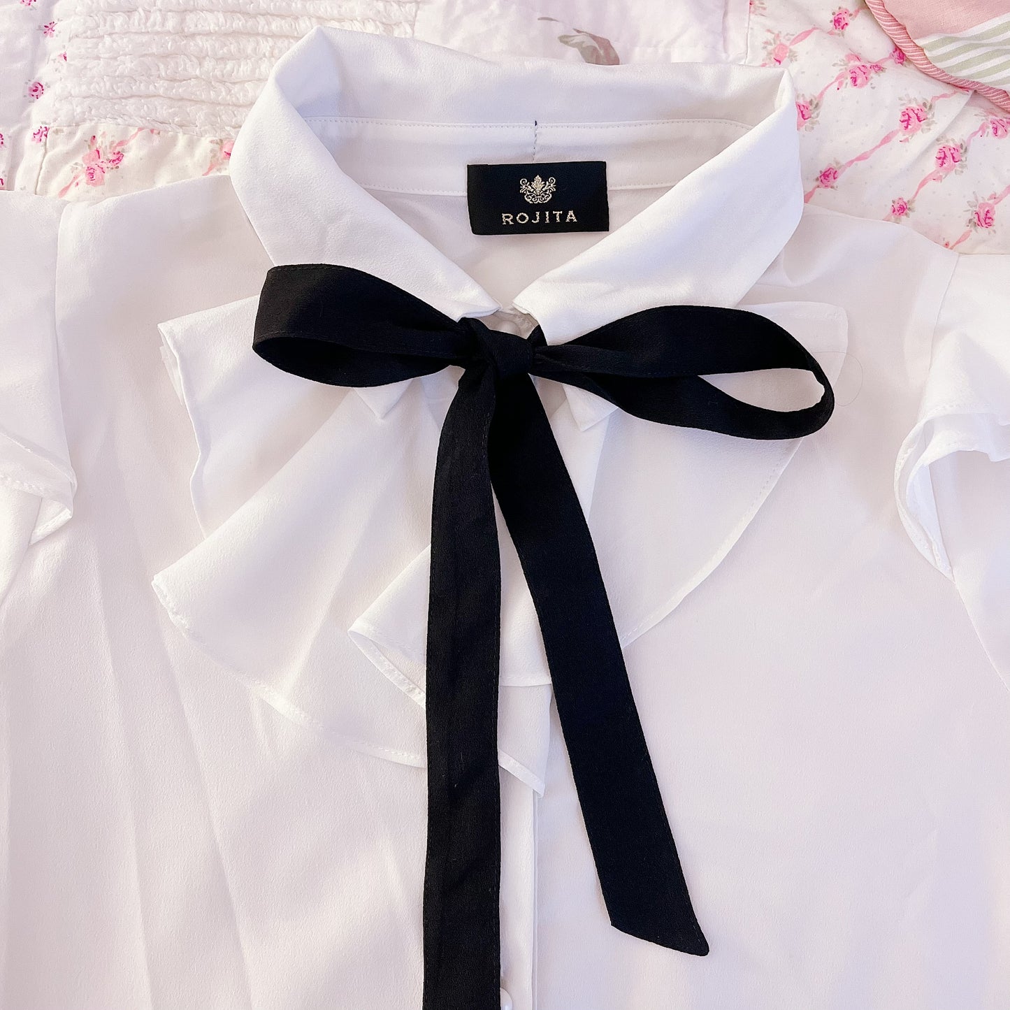 chiffon necktie blouse